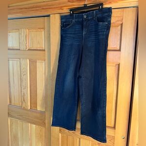 Torrid Dark Blue Wide Leg Jeans